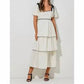 Baevely By Wellmade - Kat Tiered Polkadot Midi Dress
