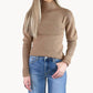 &Merci - Ribbed Mock Neck Sweater