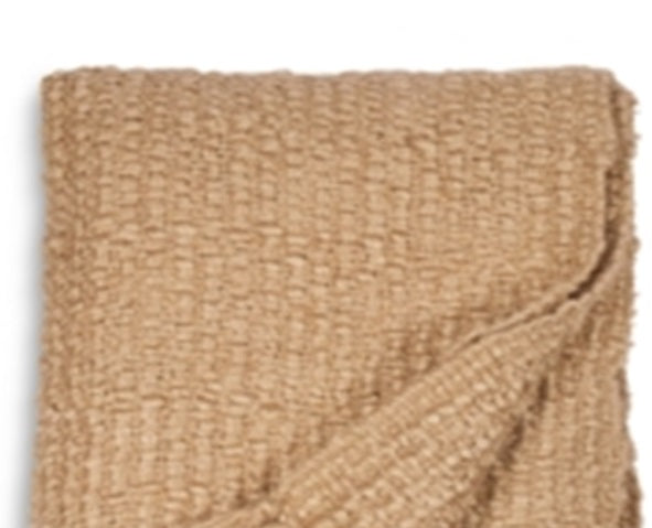 Sparrow & Wren Men's Solid Knit Throw Brown Size Regular