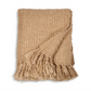 Sparrow & Wren Men's Solid Knit Throw Brown Size Regular