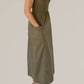 Grade & Gather - Cotton Jersey Mixed Media Maxi Dress