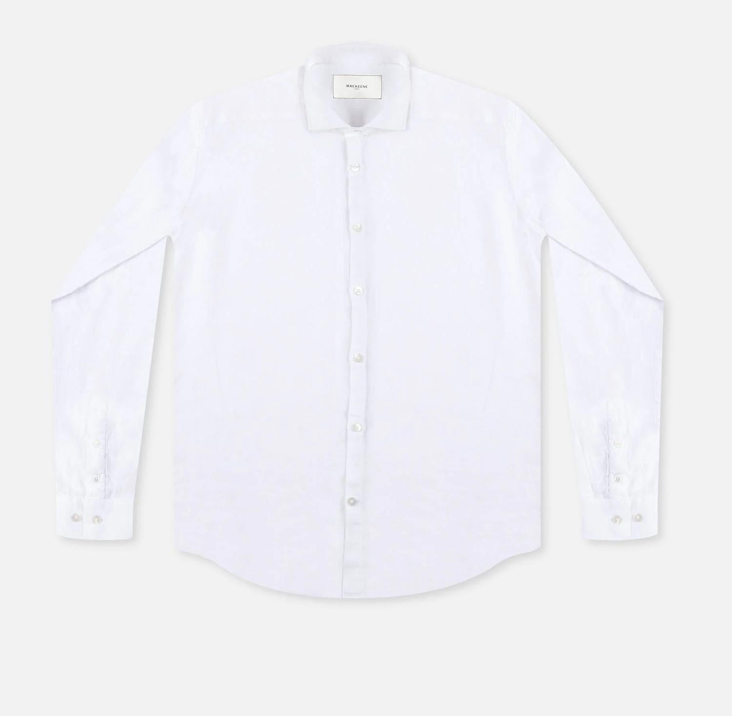 Mackeene - Men's Fabio Linen Button-up Shirt