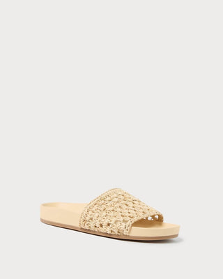 Loeffler Randall - Henri Natural Crochet Straw Sandal