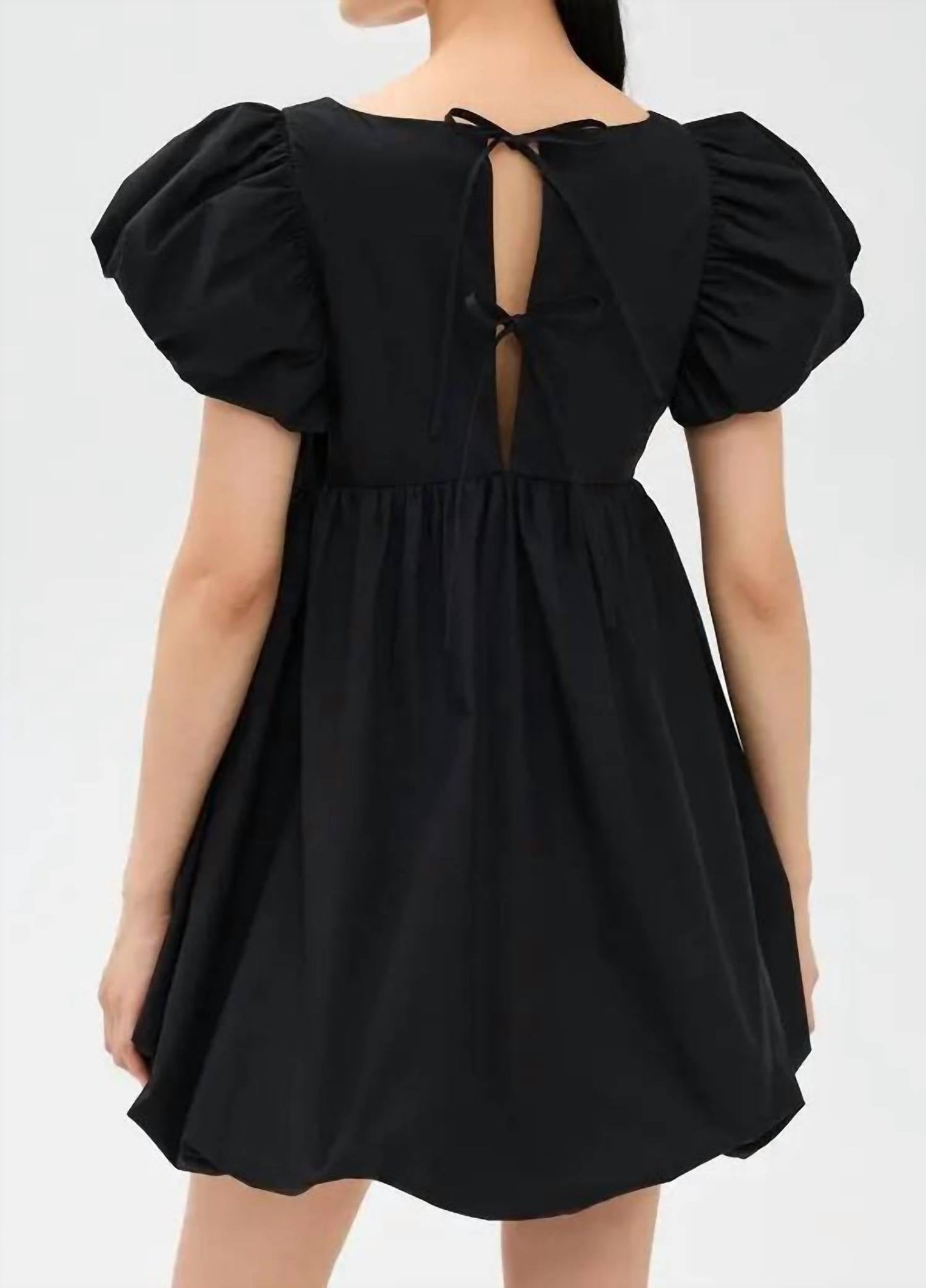 2.7 August Apparel - Bubble Scoop Neck Mini Dress