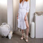 Paparazzi - Tencel Slub Long Sleeve Shirt Dress
