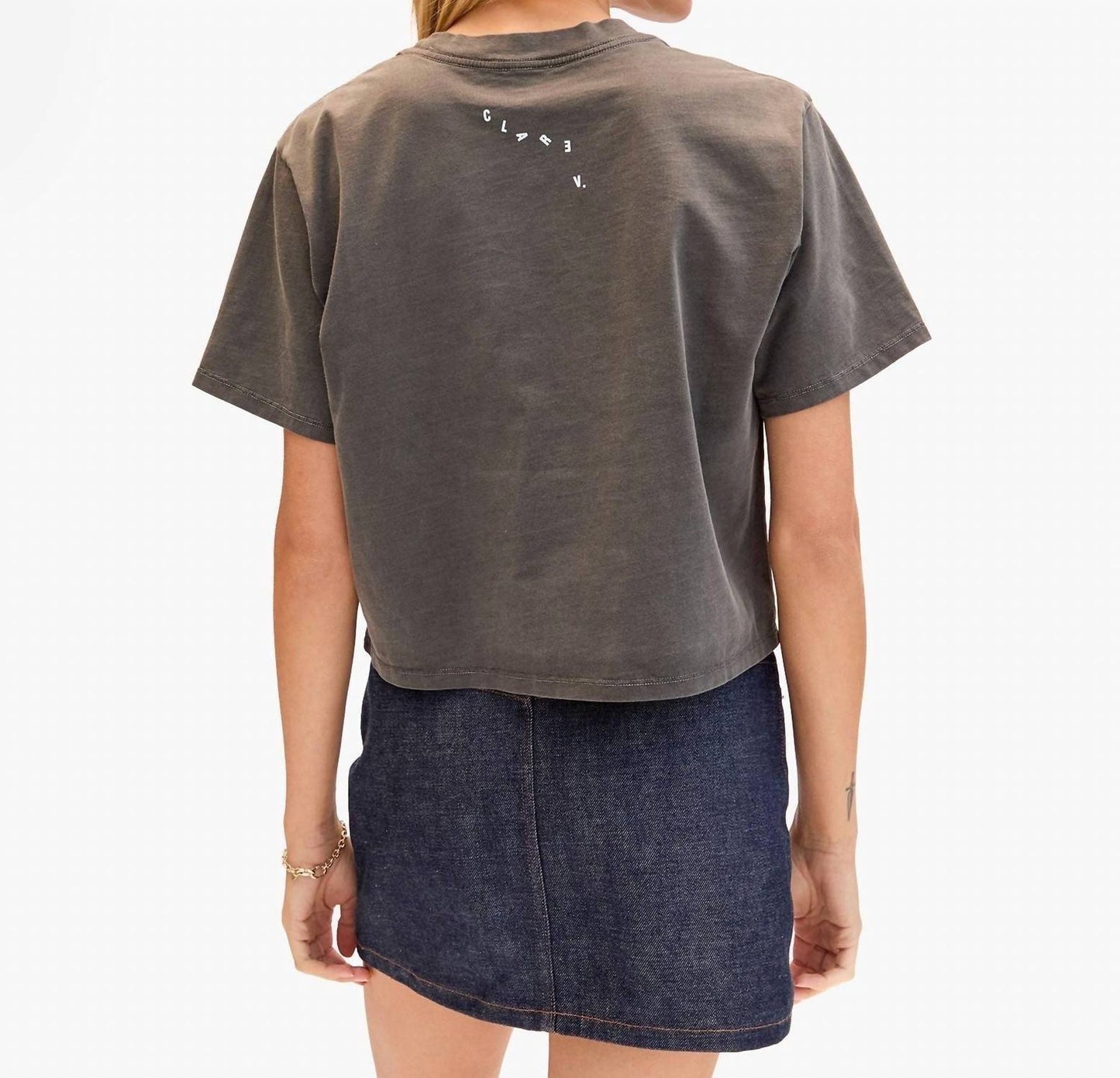 Clare V. - Short Sleeve Tee With Oui