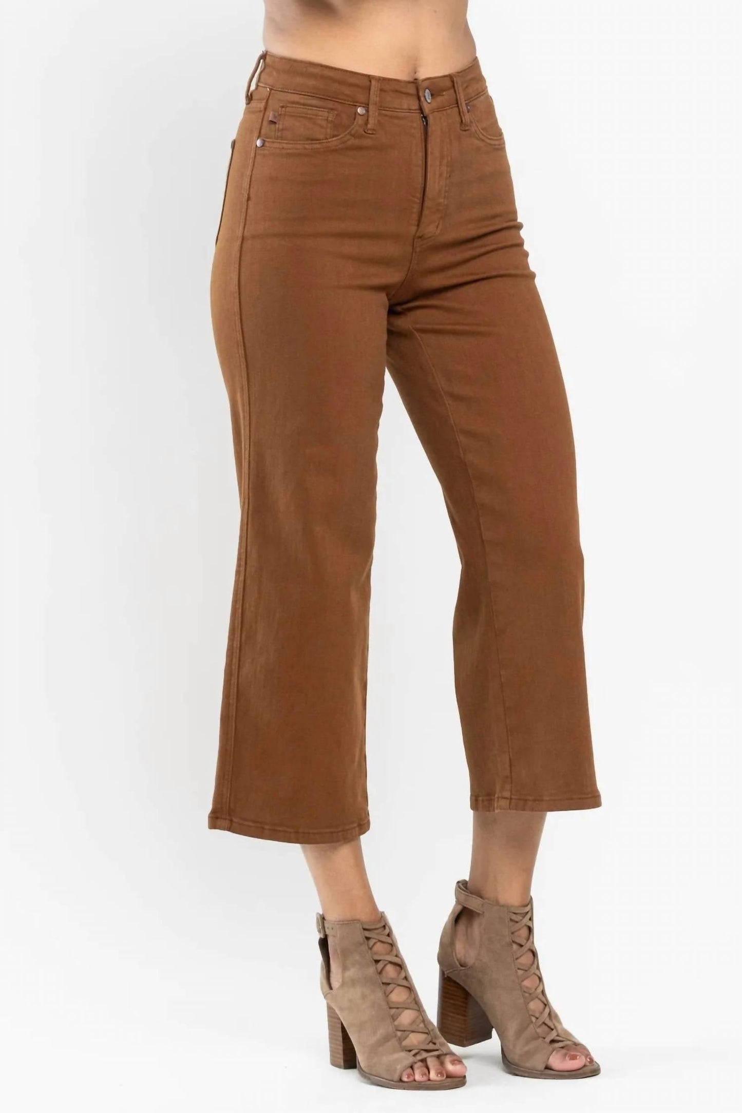 Judy Blue - Cropped Wide Leg Jean