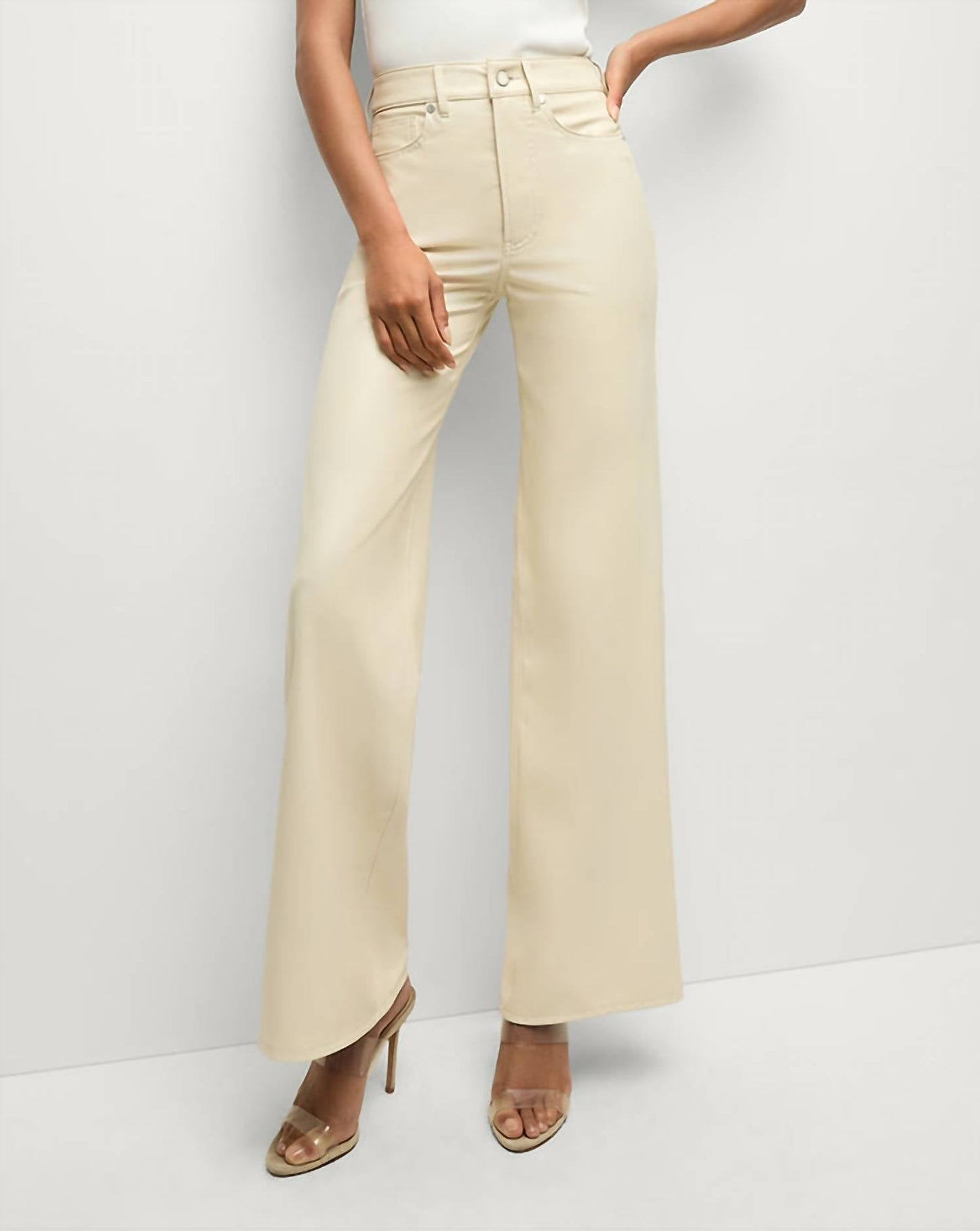 Veronica Beard - Taylor Vegan High Rise Wide Leg