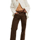 Free People - Risk Taker Mid-Rise Straight Leg Jeans