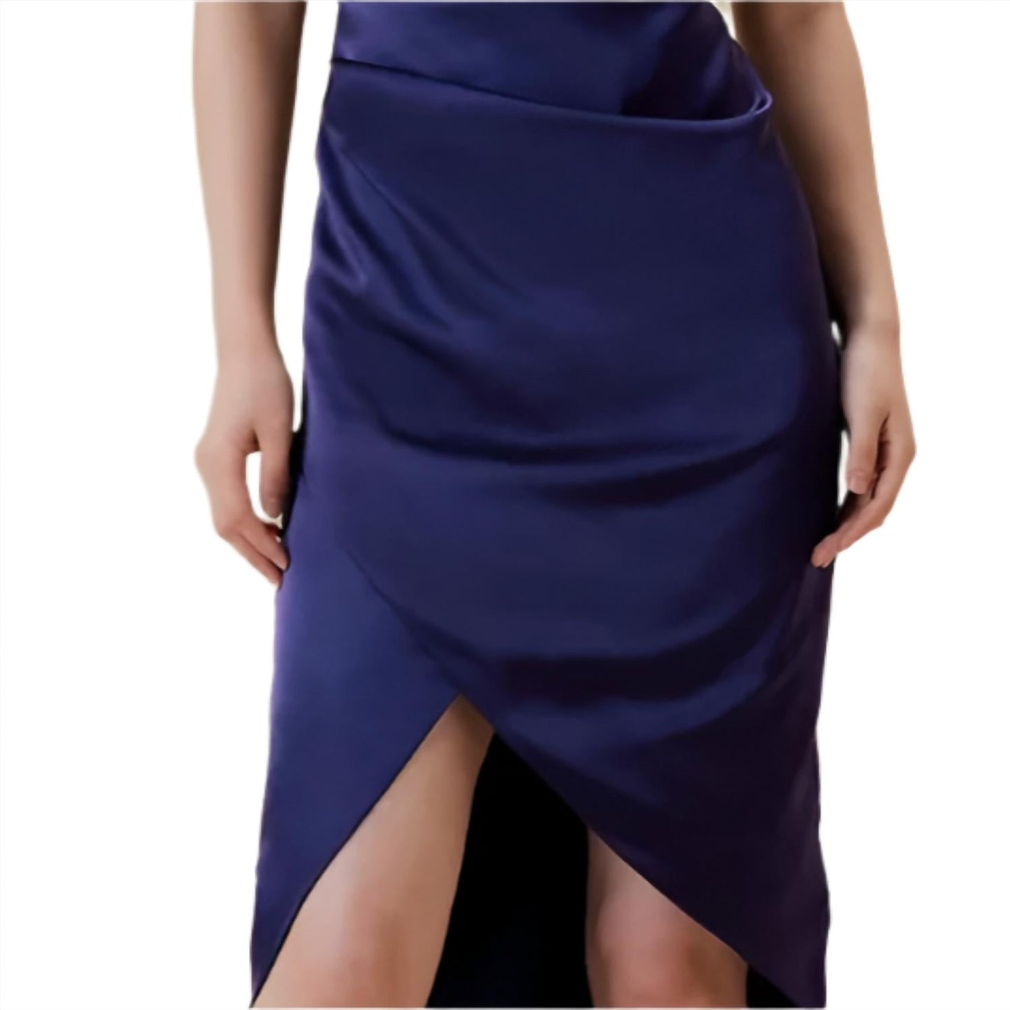 Banana Republic - Cold Shoulder Satin Dress
