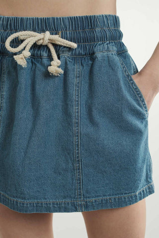 Aaron & Amber - Smocked Waistband Skorts