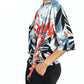 Clara Sunwoo - Leaf Scatter Side Tie Top