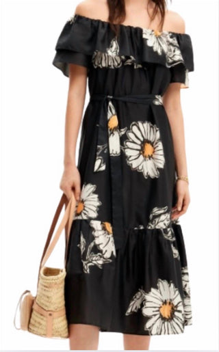 Desigual - Off the shoulder midi dress