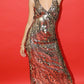 Bailey Rose - Gwen V Neck Sequin Paillettes Party Dress