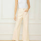 Entro - Faux Leather Wide Leg Pant