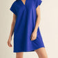 Jodifl - Celeste Collared Scuba Mini Dress