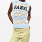 Ganni - Cotton Crew Neck Vest