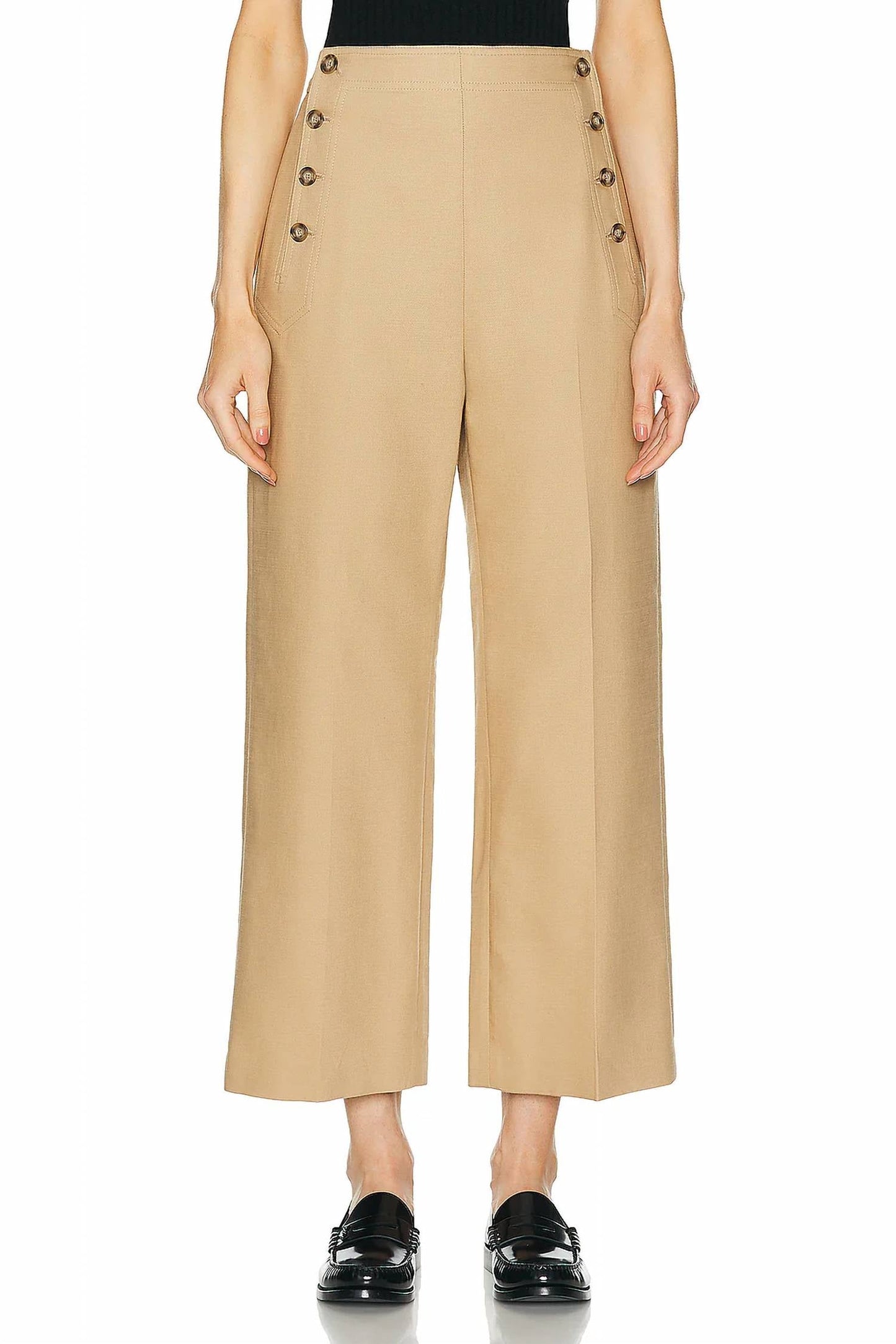 Polo Ralph Lauren - Wide Leg Cropped Sailor Pant