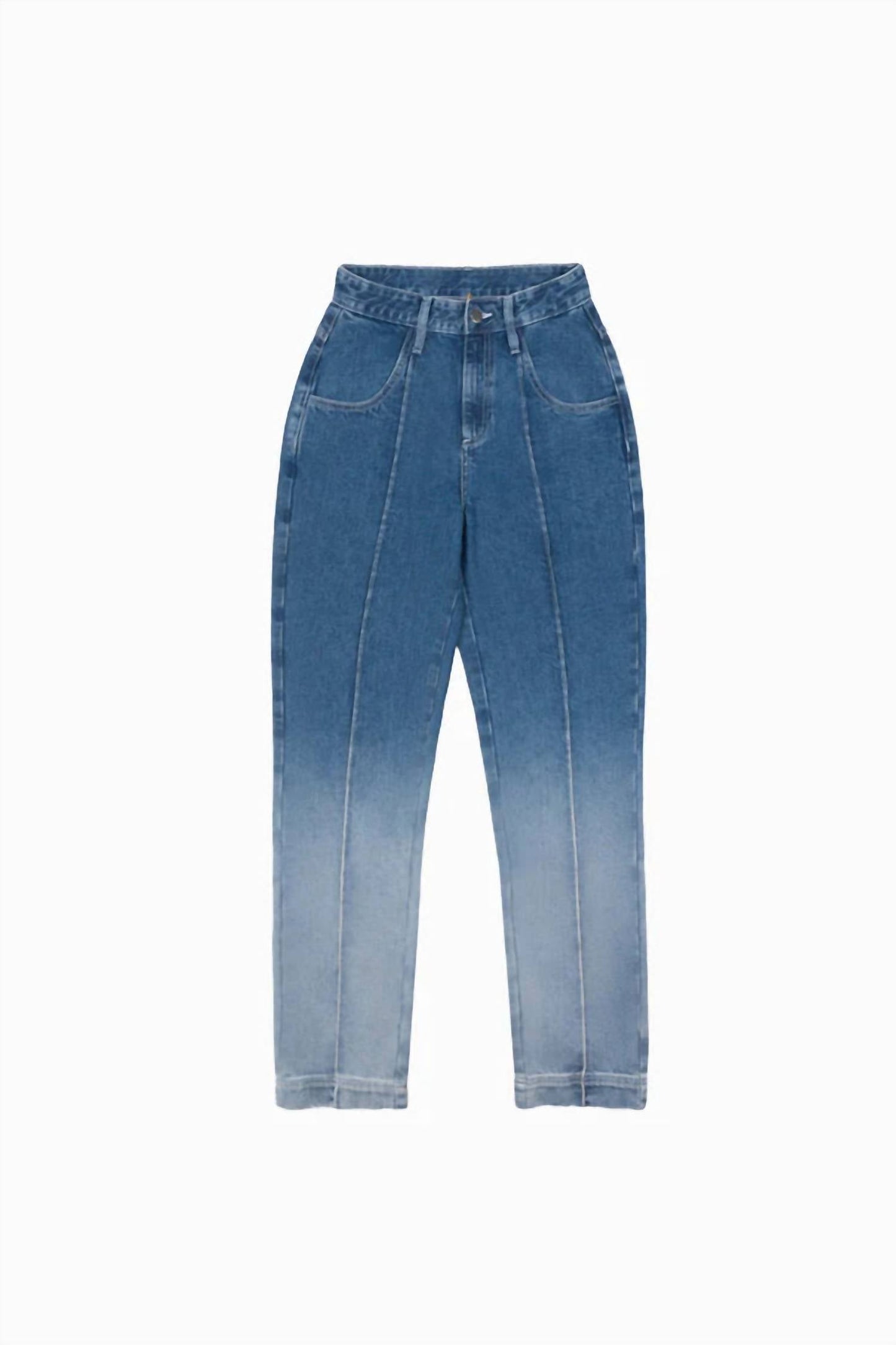 Sasha+Z - Pintuck Ombre Denim Pants