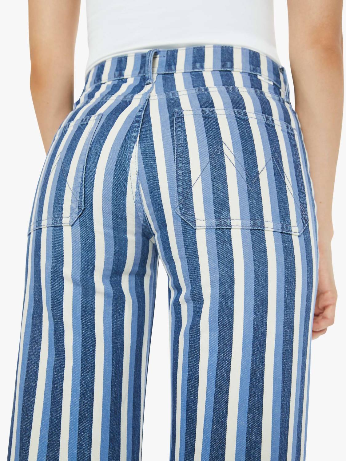 Mother - Patch Pocket Twist Sneak Jean