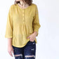 Very J - Long Sleeve Button Front Top