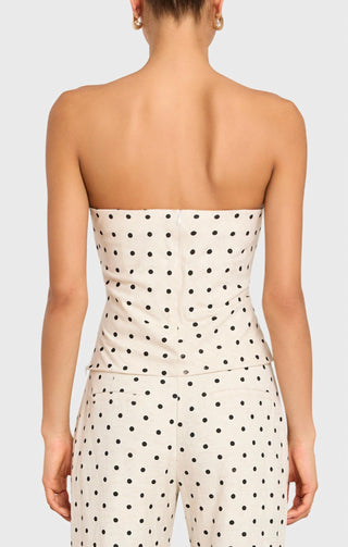 Amanda Uprichard - Soho Strapless Sweetheart Neckline Top