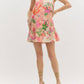 Entro - Tropical Halter Mini Dress