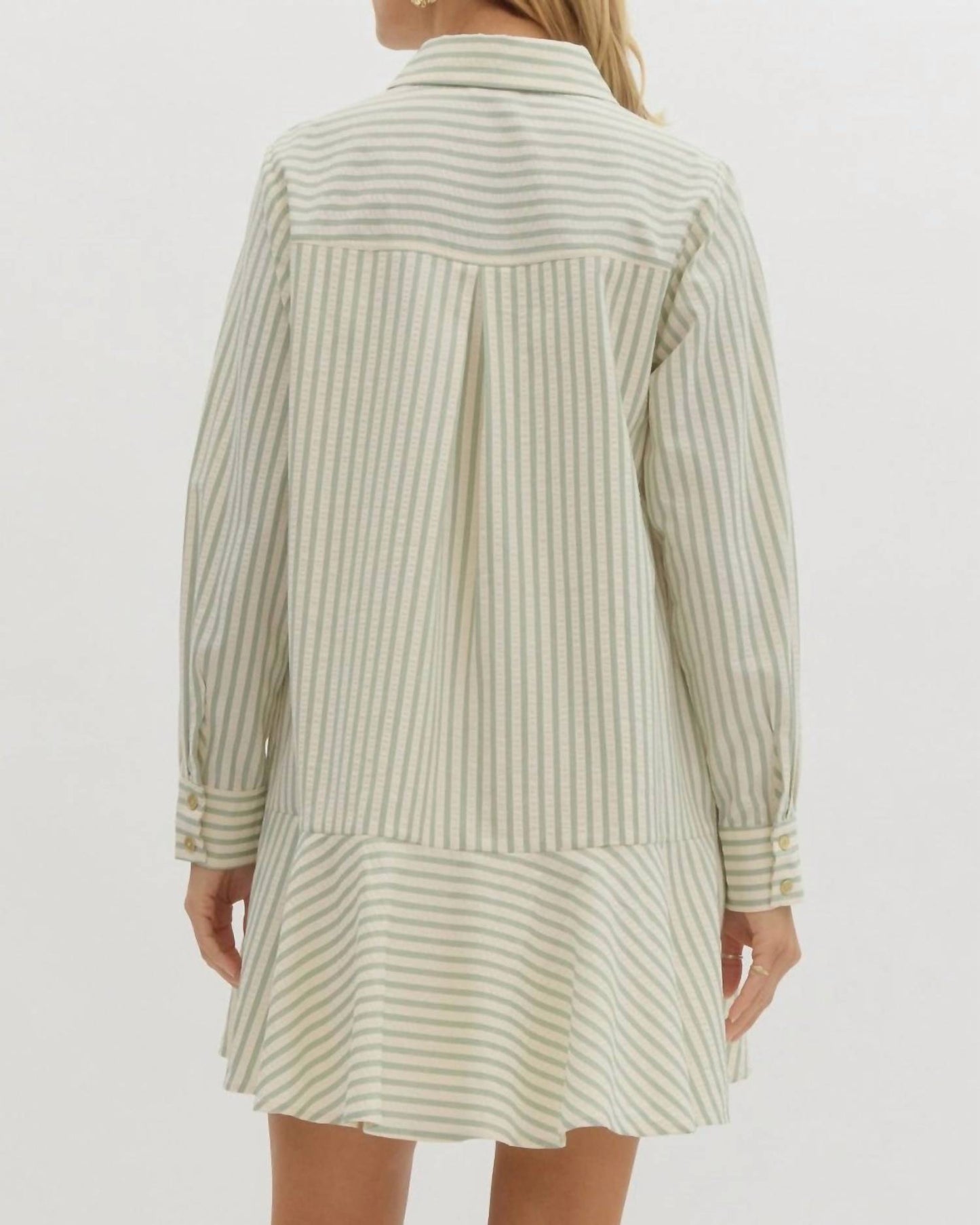 Entro - Striped Shirt Dress