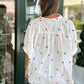 Day + Moon - Americana Star Button Top