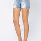 Judy Blue - Paint Splash Jean Shorts