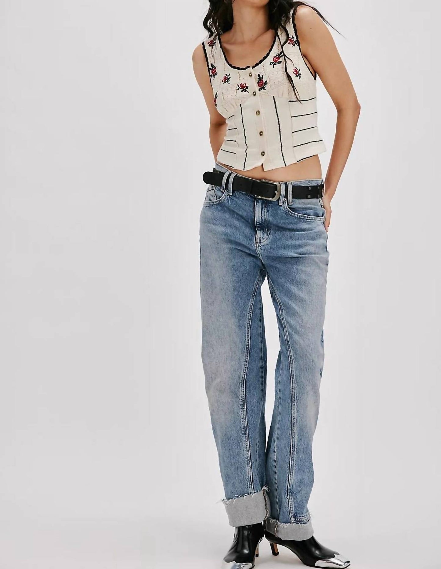 Free People - Rose Bud Knit Top