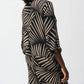 Joseph Ribkoff - Tropical Print Tie Front Top