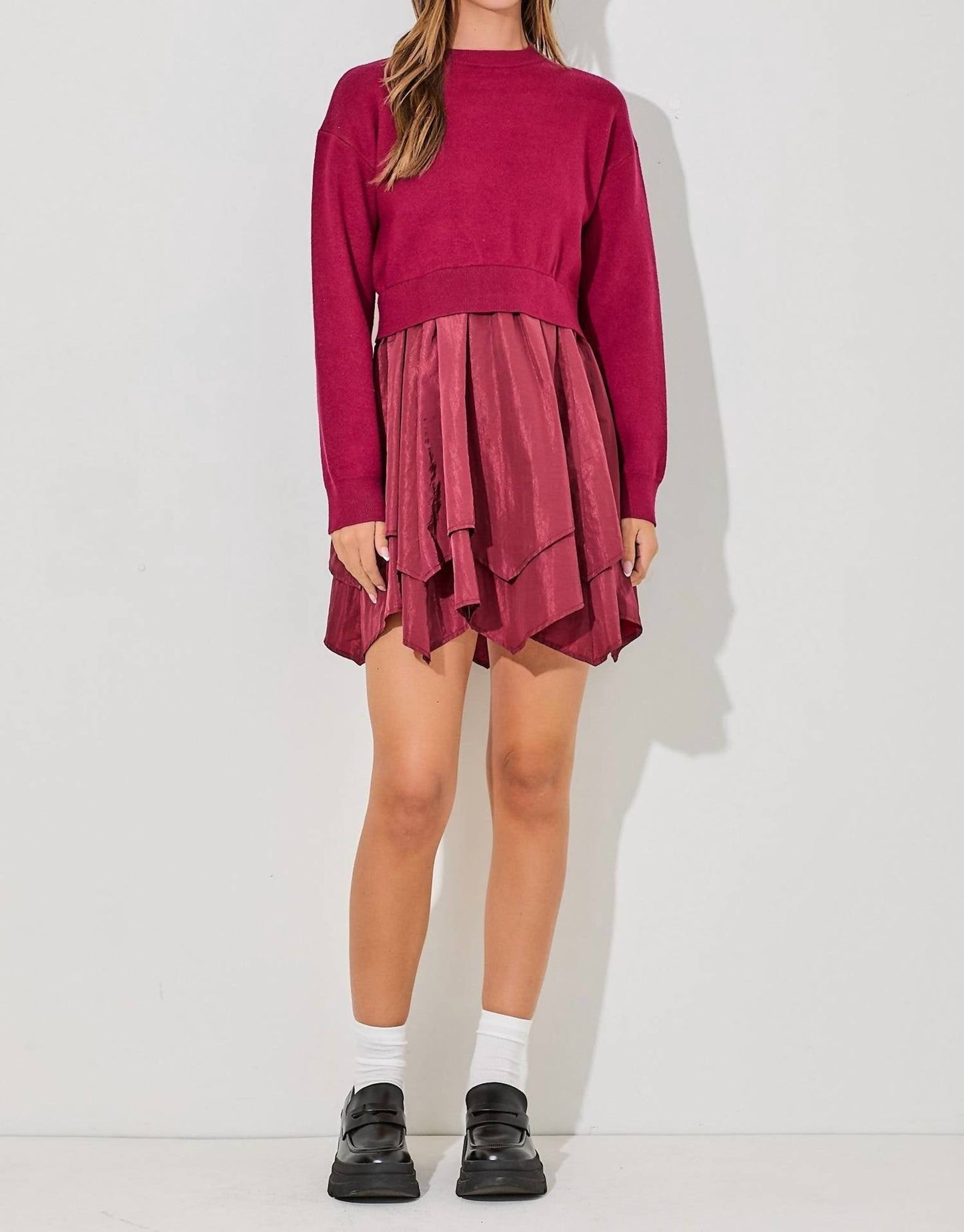 Baevely By Wellmade - Flora Sweater Dress