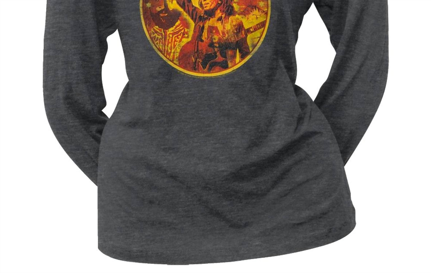 Bob Marley - Women's Rebel Music Juniors Long Sleeve T-shirt