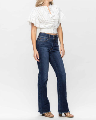 Judy Blue - Vintage Frayed Hem Bootcut Jeans