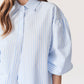 Deluc - Felicity Oversized Striped Button Down Shirt