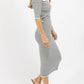 Blue B - Tradd Stripe Knit Mididress