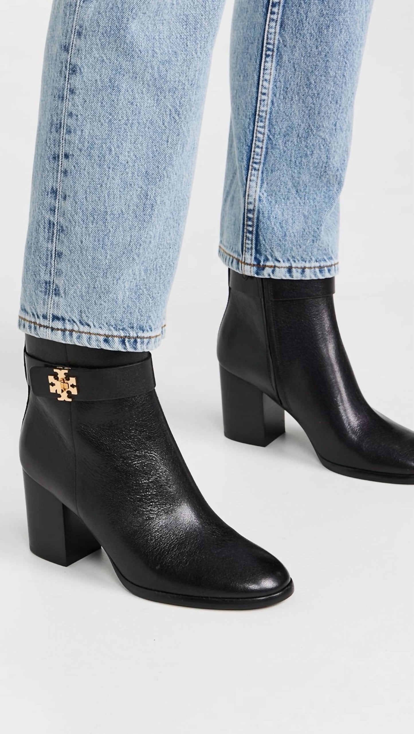 Tory Burch - Women's T Lock Heeled Ankle Boots