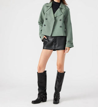 Steve Madden - Sirus Cropped Trench Jacket