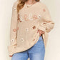 A Thousand Words - Hello Flower Embroidery Sweater