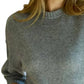 Alashan Cashmere - Sienna Elbow Sleeve Crew With Lurex Sweater