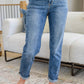 Judy Blue - Hi Rise Bleach Splash Boyfriend Jeans