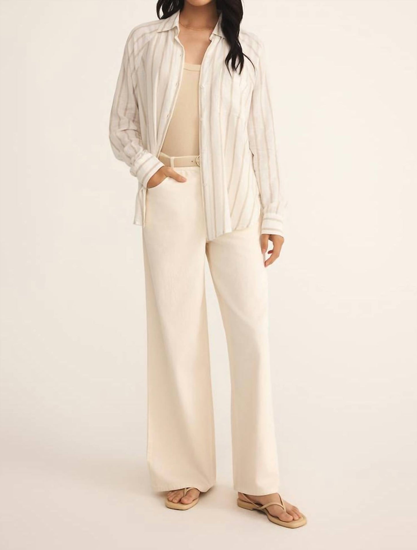 Z Supply - Perfect Linen Striped Top