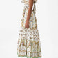 Camilla - Tiered Maxi Dress With Neck Frill
