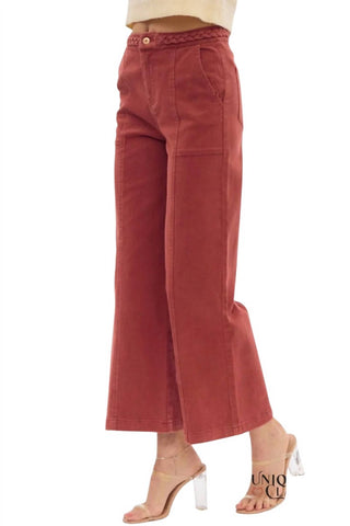 Entro - Gina Braided Detail Pants