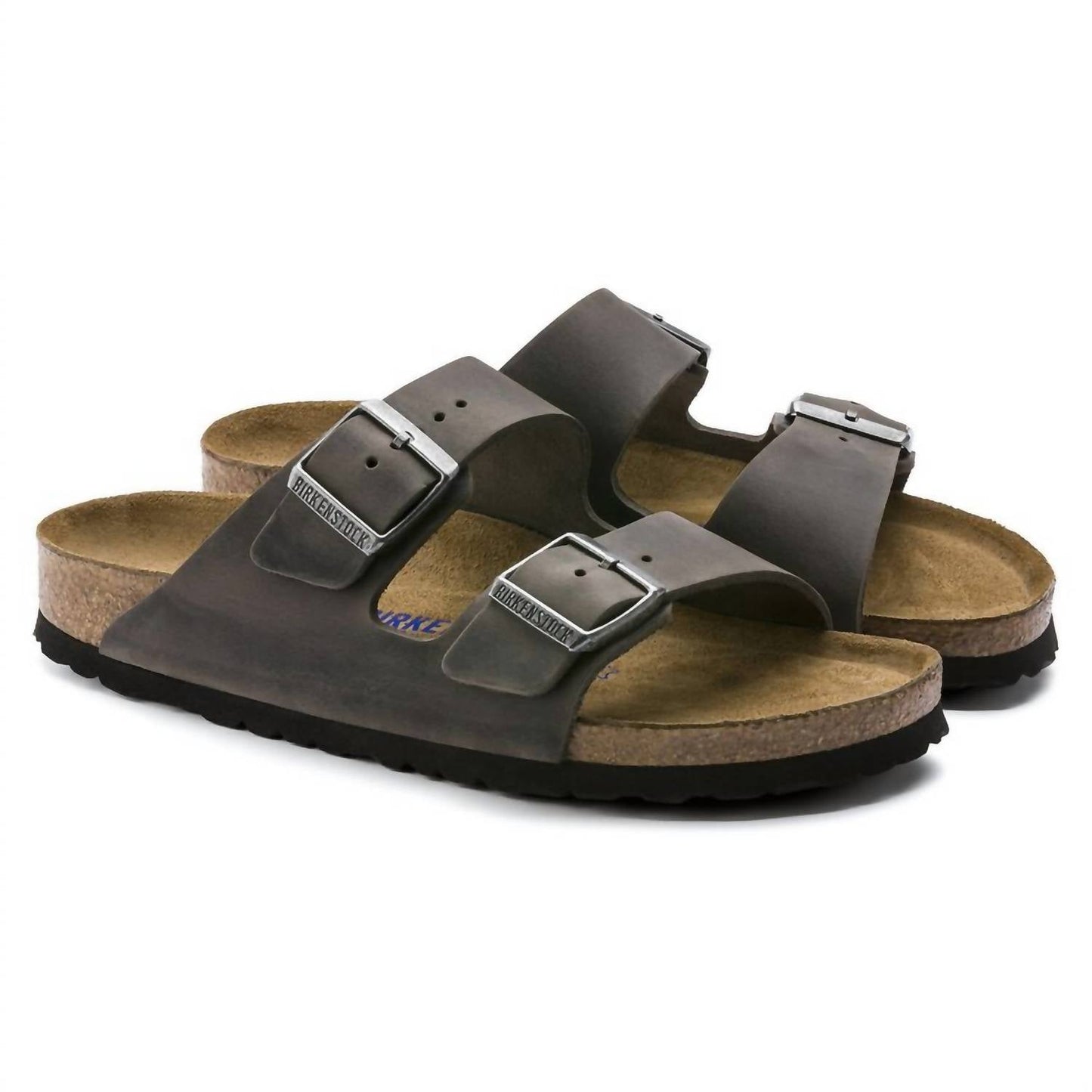 Birkenstock - Arizona Oiled Leather Soft Footbed Sandals - -unisex