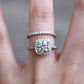 Allyanna Gifts - Women's Moissanite Wedding Ring Set