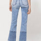 Flying Monkey - High Rise Distressed Patched Crop Flare Jeans