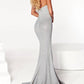 Portia&Scarlett - Strapless Sweetheart Neckline Gown With Slit