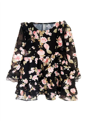 Ariti Kaziris - Little Girl's Floral Chiffon Dress